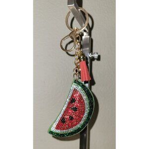 Watermelon Bag Charm Keychain